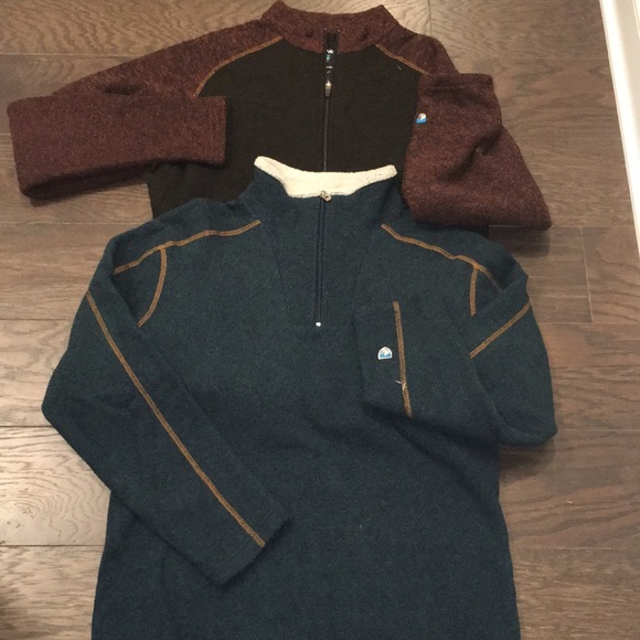 Kuhl Other - 2 Kuhl mens snowboard ski winter fleece full zipper sweater sweatshirt jacket L